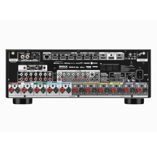 Rear view of Denon AVC-X3800H