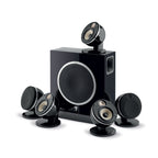 Front view of Focal Dôme Flax Pack 5.1 Black
