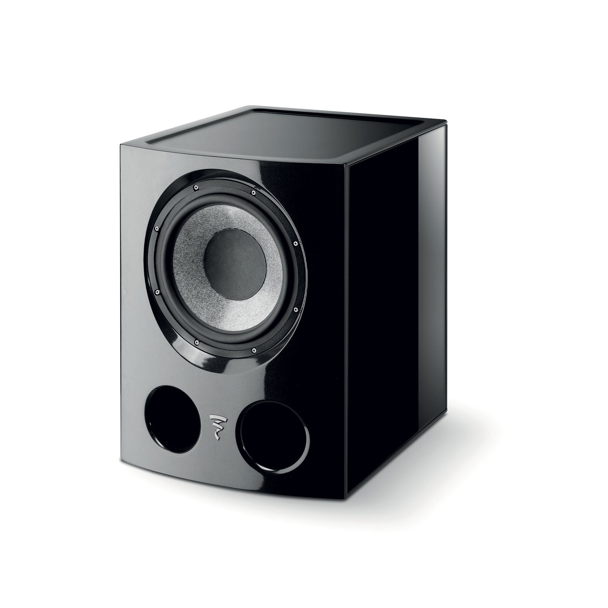 Angled view of Focal SUB Utopia EM Colour Evo