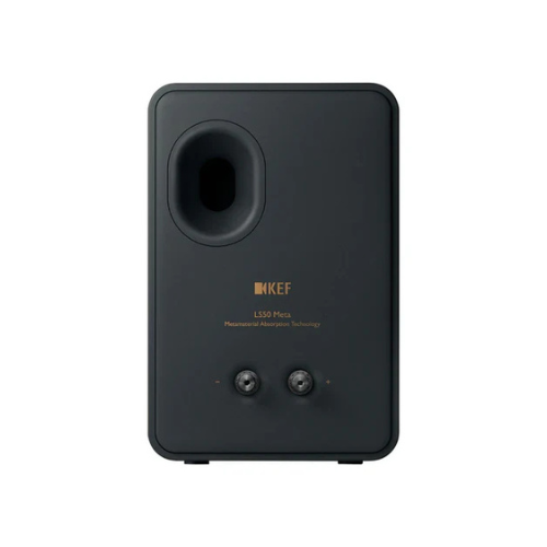 Rear view of KEF LS50 Meta 