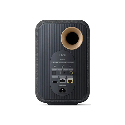 Rear view of KEF LSX II