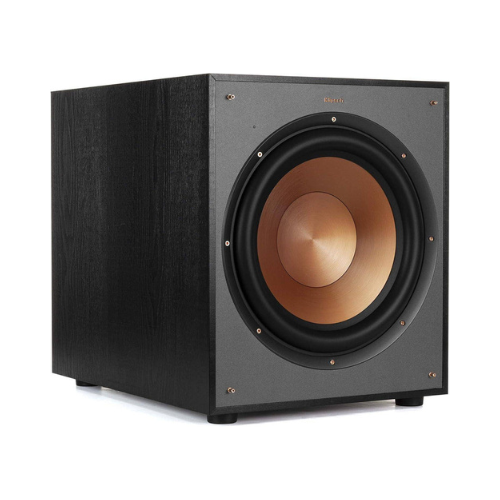 Sideangled view of Klipsch R-120SW  