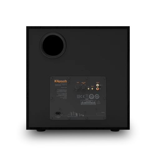 Rear view of Klipsch R-121SW  
