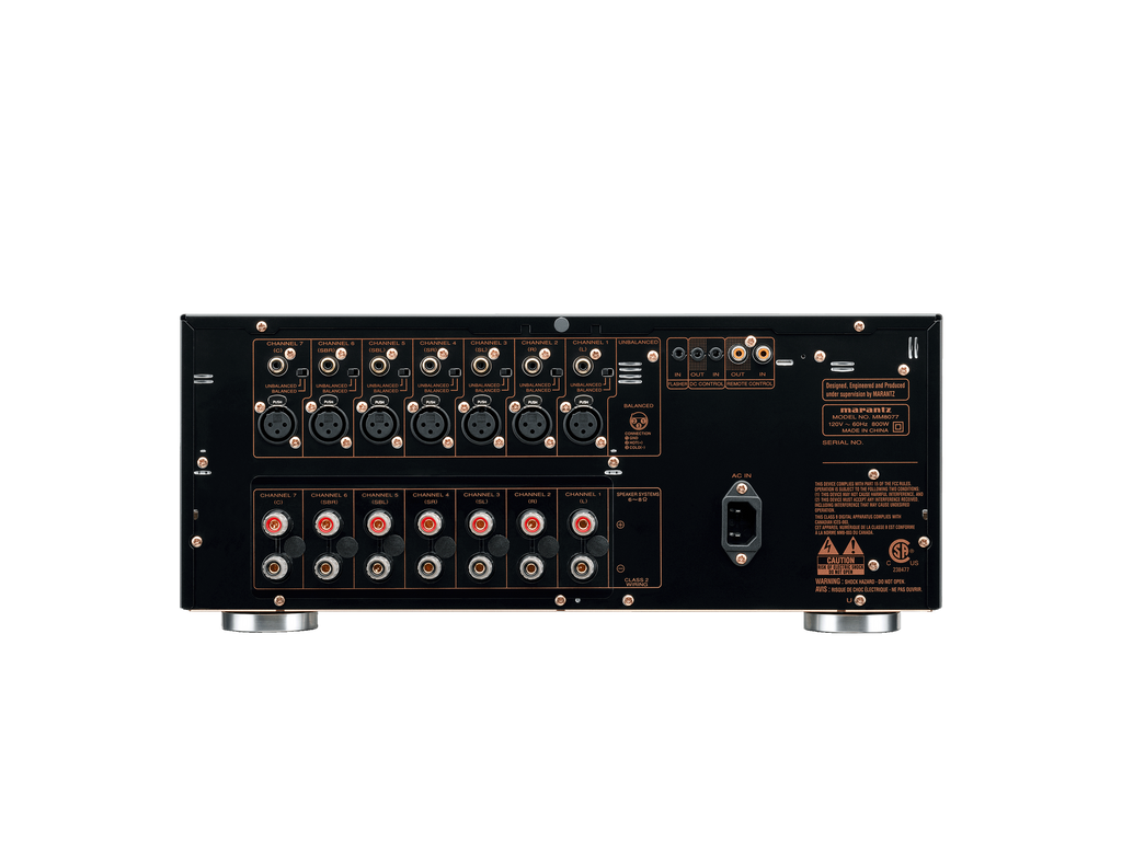 Rear view of Marantz MM8077