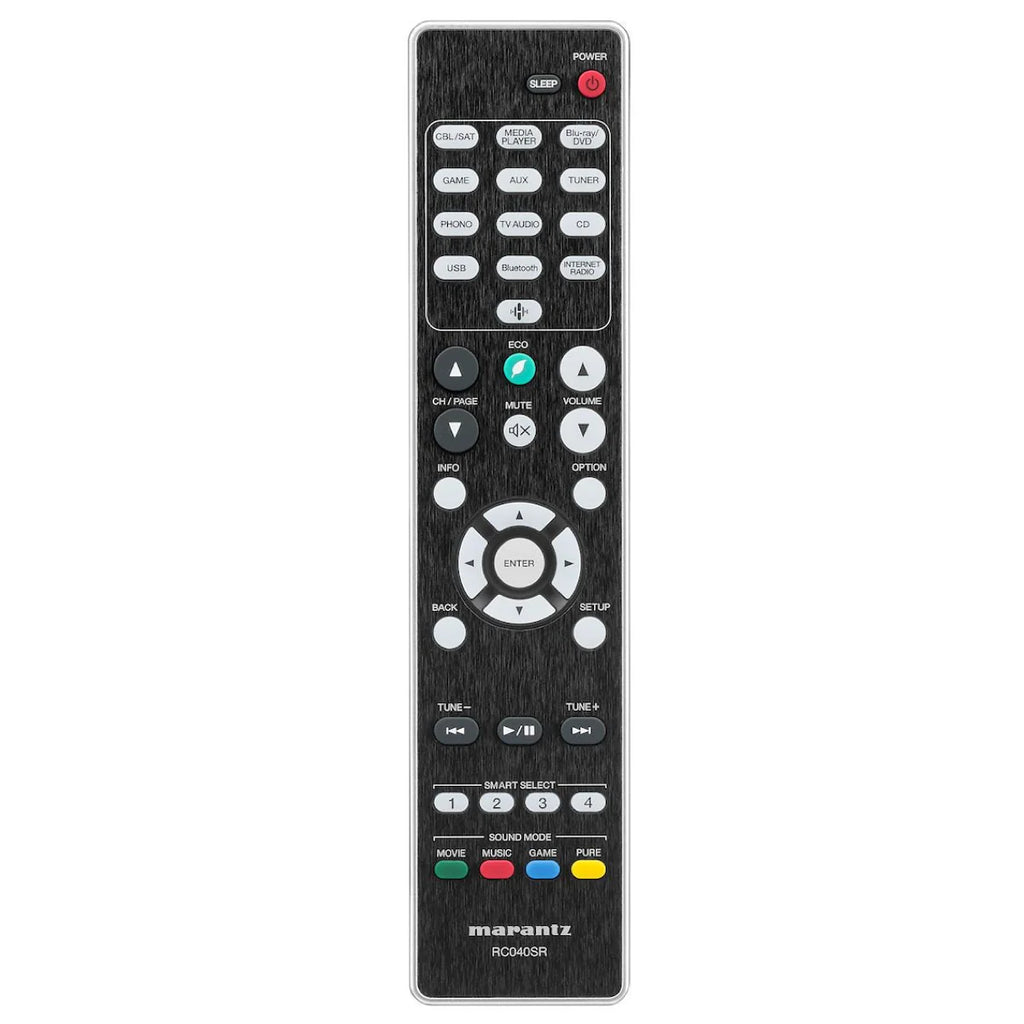 Remote view of Marantz NR1510 