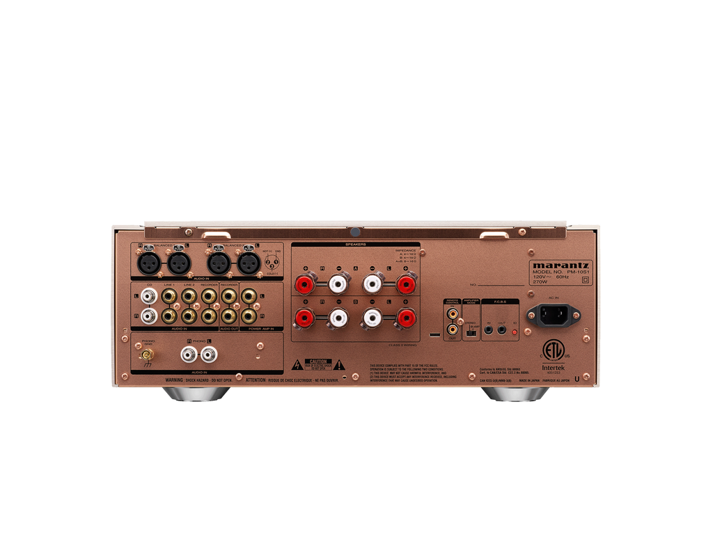 Rear view of Marantz PM-10