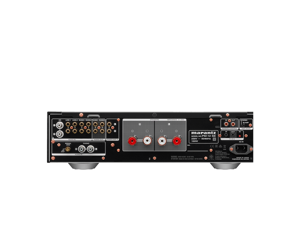 Rear view of Marantz PM-12SE