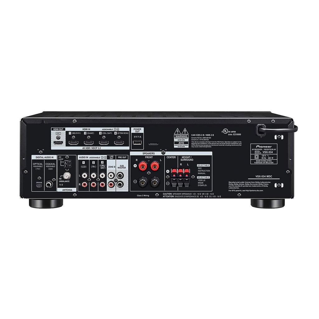 Pioneer Vsx-534 5.2-channel Av Receiver