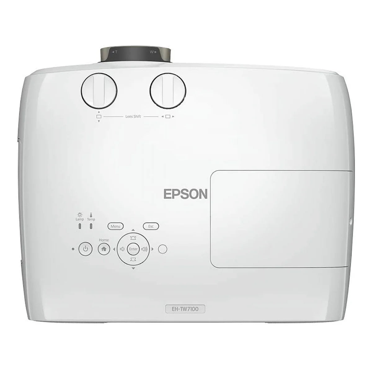 Top view of Epson EH-TW7100 Projector