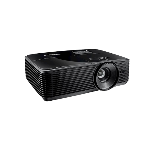 Front Left angled view design of Optoma HD28e Projector