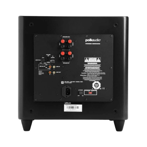 Rear view of Polk Audio DSW PRO 550
