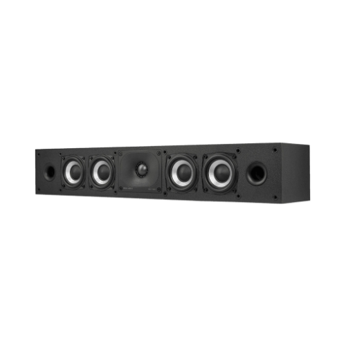 Sideangled view of Polk Audio Monitor XT35 