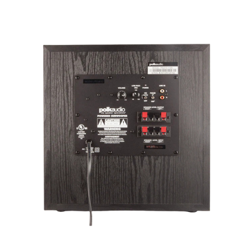 Rear view of Polk Audio PSW-10 