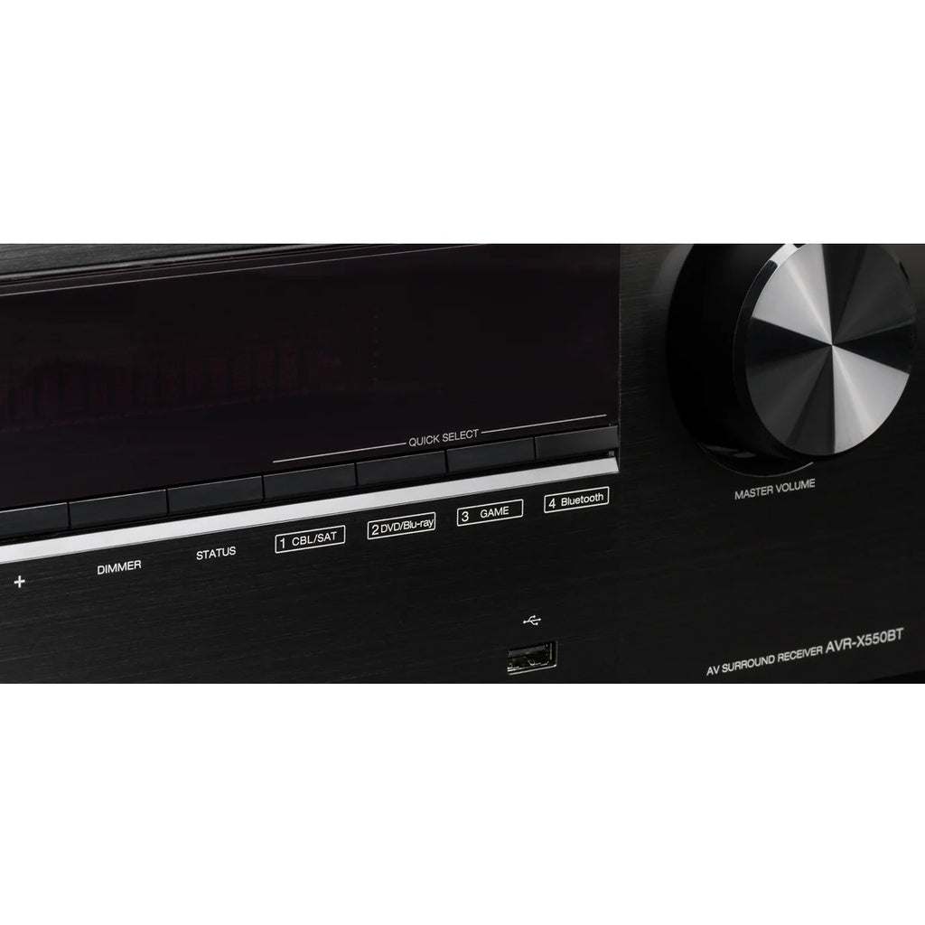 Denon AVR-X580BT - 5.2 Channel 8K AV Receiver